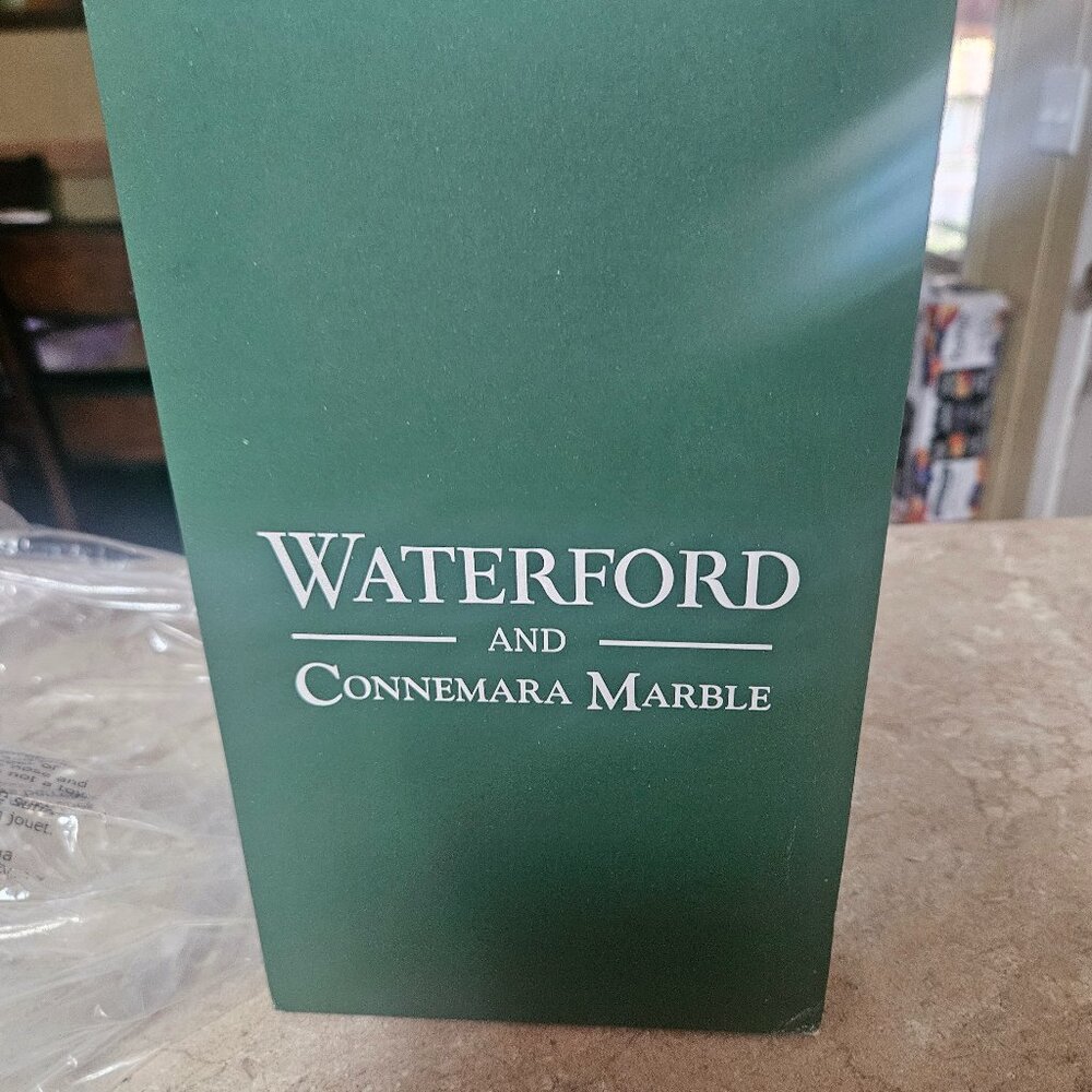 Waterford and connemara marble base vase